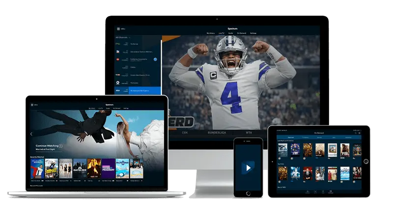 Multiple TVs and devices icon graphic